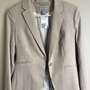 khaki blazer